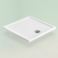 One acrylic shower tray