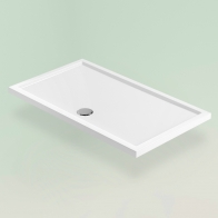 One acrylic shower tray