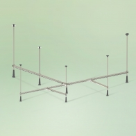 Complement metal frame with mounting kit
