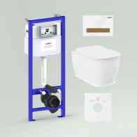 RelFix Bell Pro Rimless Set 6 in 1 for wall-hung toilet