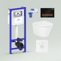 RelFix Biore Rimless Set 7 in 1 for wall-hung toilet