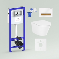 RelFix Biore Rimless Set 7 in 1 for wall-hung toilet