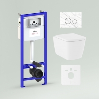 RelFix Aveo Rimless Set 6 in 1 for wall-hung toilet