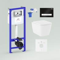 RelFix Aveo Rimless Set 7 in 1 for wall-hung toilet