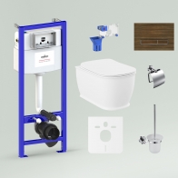 RelFix Bell Pro Rimless Set 9 in 1 for wall-hung toilet