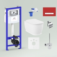 RelFix Bell Pro Rimless Set 9 in 1 for wall-hung toilet