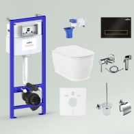 RelFix Bell Pro Rimless Set 10 in 1 for wall-hung toilet