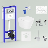 RelFix Biore Compacto Rimless Set 10 in 1 for wall-hung toilet