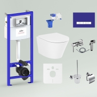 RelFix Biore Rimless Set 10 in 1 for wall-hung toilet