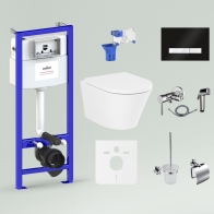 RelFix Biore Rimless Set 10 in 1 for wall-hung toilet