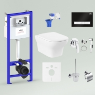 RelFix Bristol Rimless Set 10 in 1 for wall-hung toilet