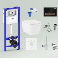RelFix Aveo Rimless Set 10 in 1 for wall-hung toilet