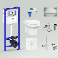 RelFix Grance Hill RimlessSet 10 in 1 for wall-hung toilet