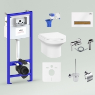 RelFix Grance Hill Rimless Set 10 in 1 for wall-hung toilet