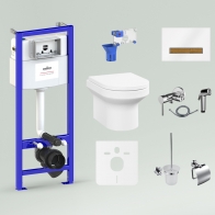 RelFix Grance Hill Rimless Set 10 in 1 for wall-hung toilet