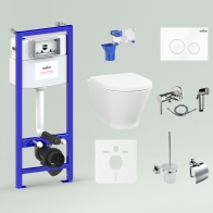 RelFix Elegant Rimless Set 10 in 1 for wall-hung toilet