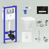 RelFix Elegant Rimless Set 10 in 1 for wall-hung toilet