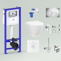 RelFix Elegant Rimless Set 10 in 1 for wall-hung toilet