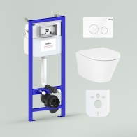 RelFix Biore Rimless Set 6 in 1 for wall-hung toilet
