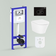 RelFix Biore Rimless Set 6 in 1 for wall-hung toilet
