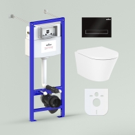 RelFix Biore Rimless Set 6 in 1 for wall-hung toilet