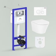 RelFix Biore Rimless Set 6 in 1 for wall-hung toilet