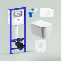 RelFix Bell Pro Rimless Set 7 in 1 for wall-hung toilet
