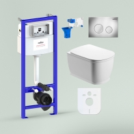 RelFix Bell Pro Rimless Set 7 in 1 for wall-hung toilet