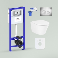 RelFix Biore Rimless Set 7 in 1 for wall-hung toilet