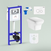 RelFix Bristol Rimless Set 7 in 1 for wall-hung toilet