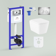 RelFix Aveo Rimless Set 7 in 1 for wall-hung toilet