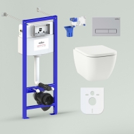 7 in 1 Anschluss-Set für das Hänge-WC RelFix One Compacto