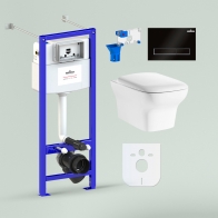 RelFix Bristol Rimless Set 7 in 1 for wall-hung toilet
