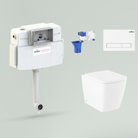 5 in 1 Anschluss-Set für das Stand-WC RelFix Aveo Rimless