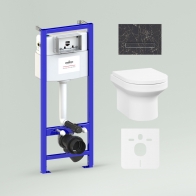 RelFix Grance Hill Rimless Set 6 in 1 for wall-hung toilet