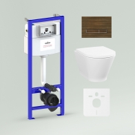 RelFix Elegant Rimless Set 6 in 1 for wall-hung toilet