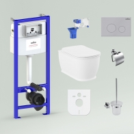 RelFix Bell Pro Rimless Set 9 in 1 for wall-hung toilet