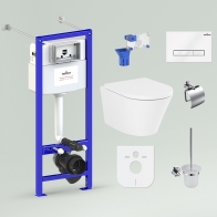 RelFix Biore Rimless Set 9 in 1 for wall-hung toilet