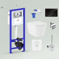 RelFix Aveo Rimless Set 9 in 1 for wall-hung toilet