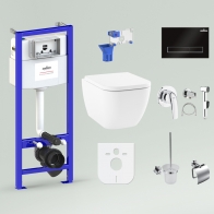 Relfix One Set 10 in 1 for wall-hung toilet