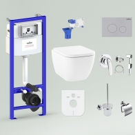 Relfix One Set 10 in 1 for wall-hung toilet
