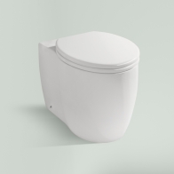 Elegant wall-standing toilet